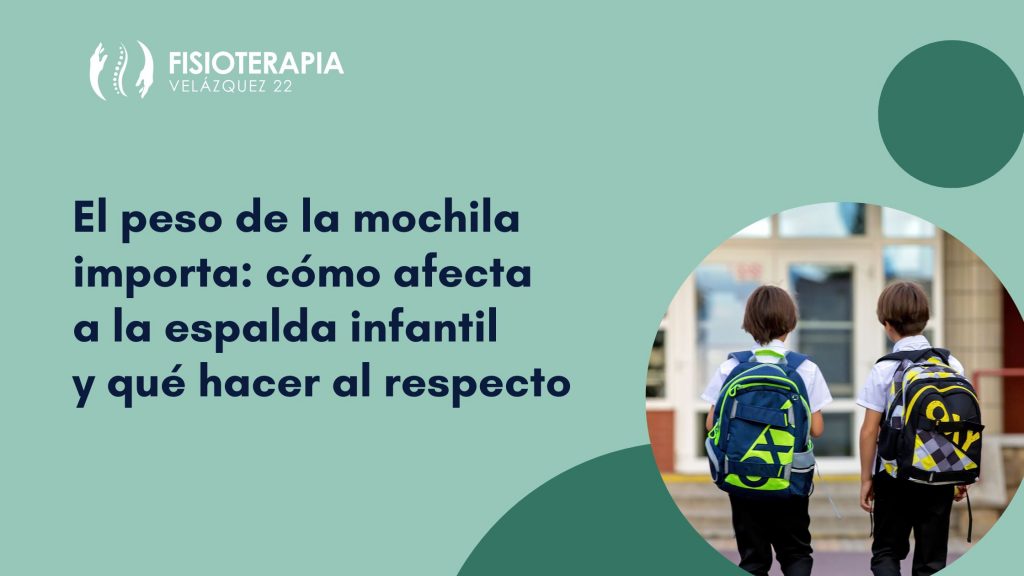 Dos niños con mochila escolar, ejemplo de la importancia de cuidar el peso para evitar dolor de espalda infantil
