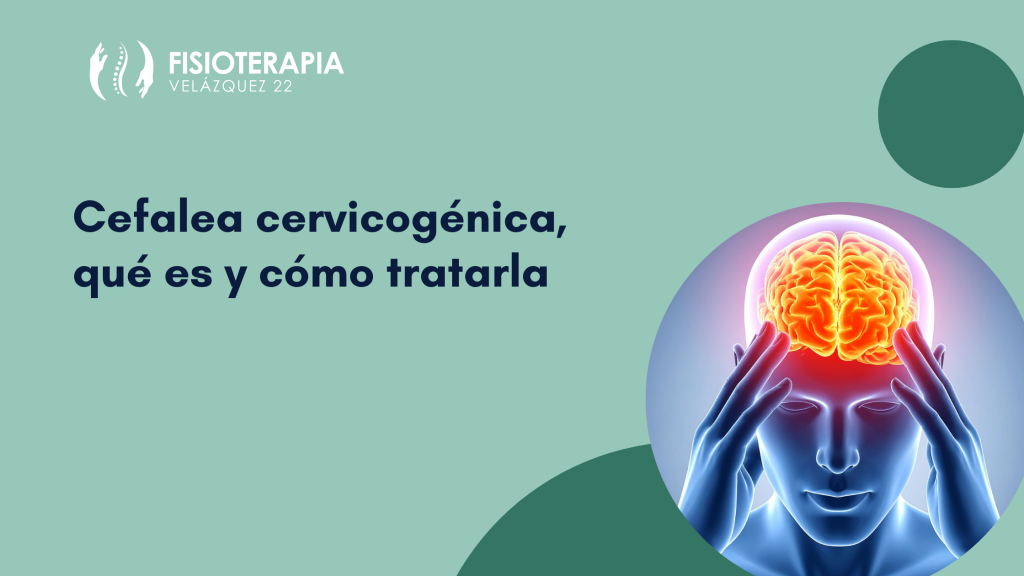 Persona con dolor cervical que se lleva la mano al cuello, síntoma común de cefalea cervicogénica.