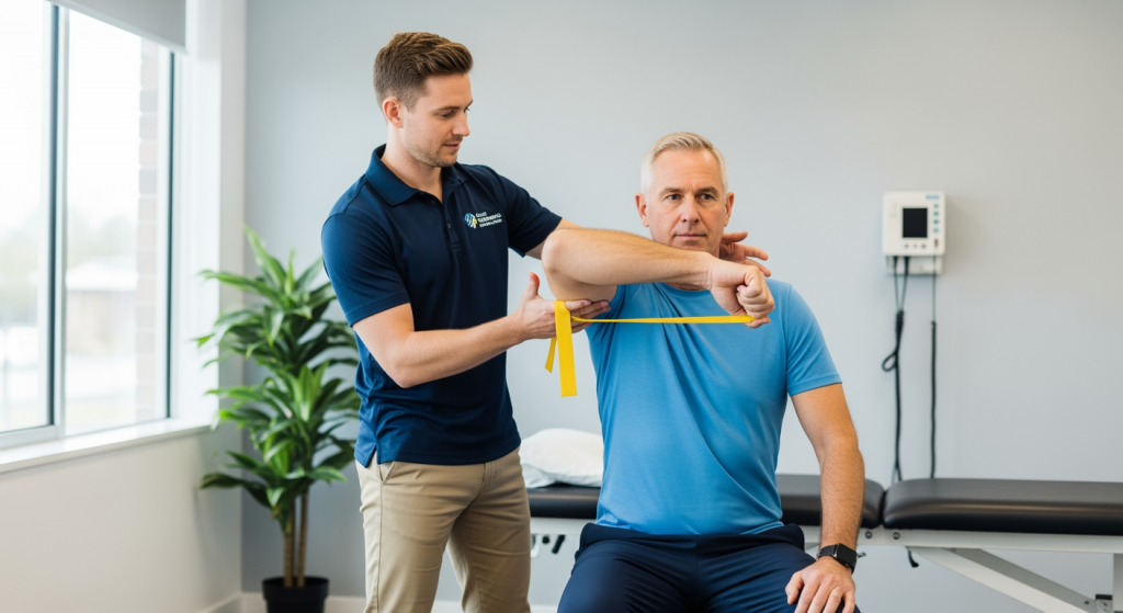 Rehabilitación para luxación de hombro